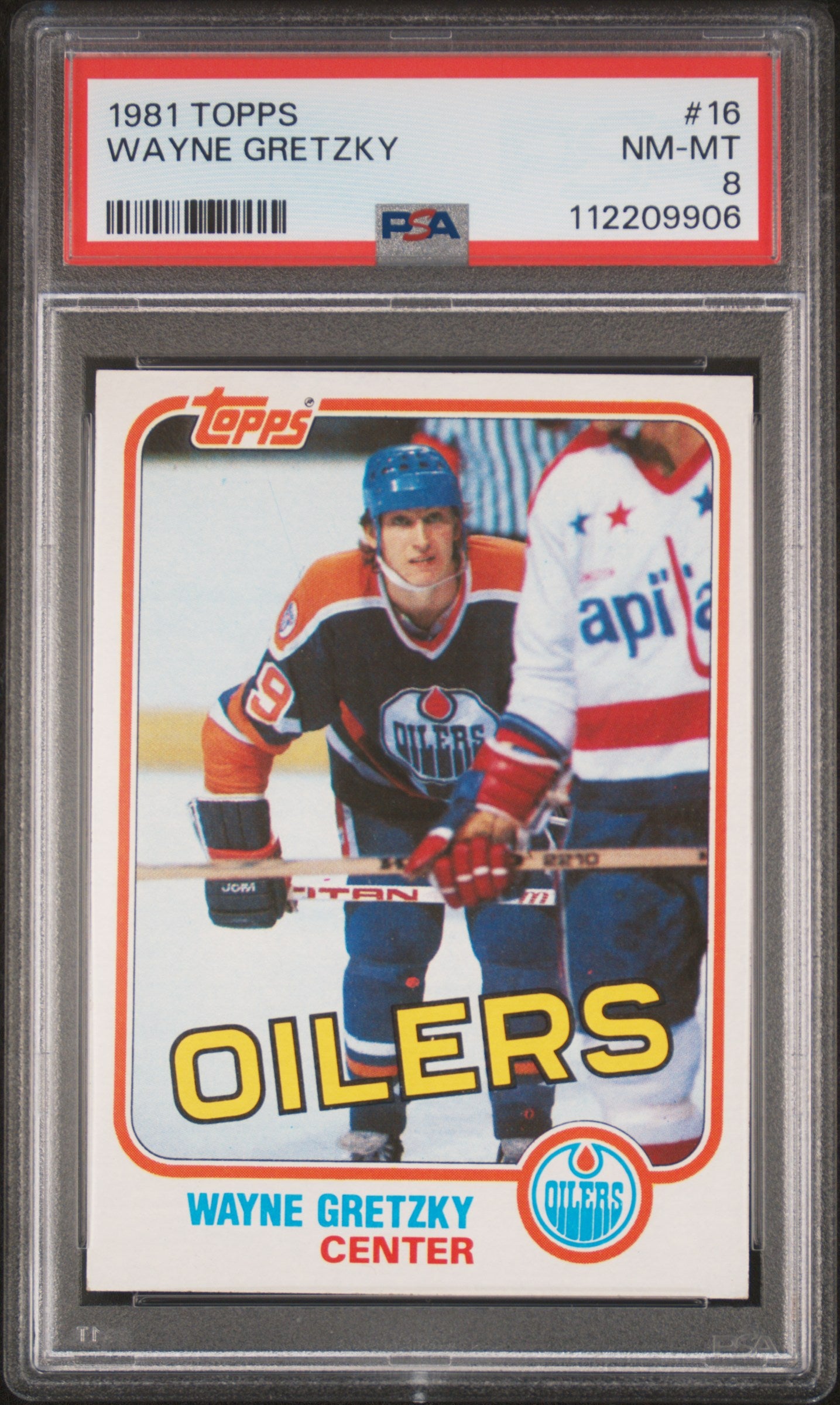 1981 Topps Wayne Gretzky #16 PSA 8