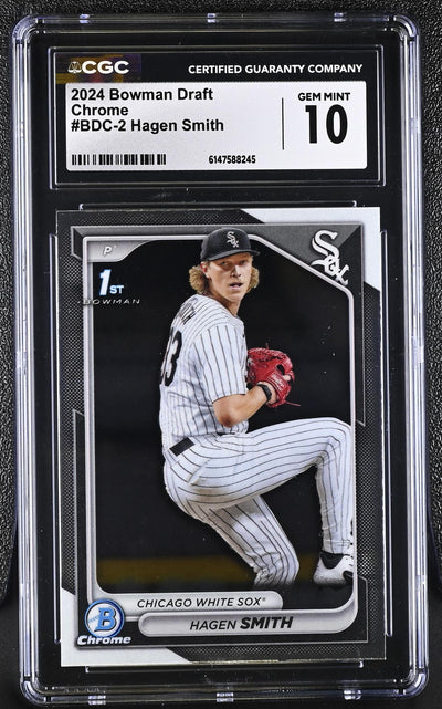 2024 Bowman Draft Chrome Hagen Smith #BDC-2 1st Bowman CGC 10
