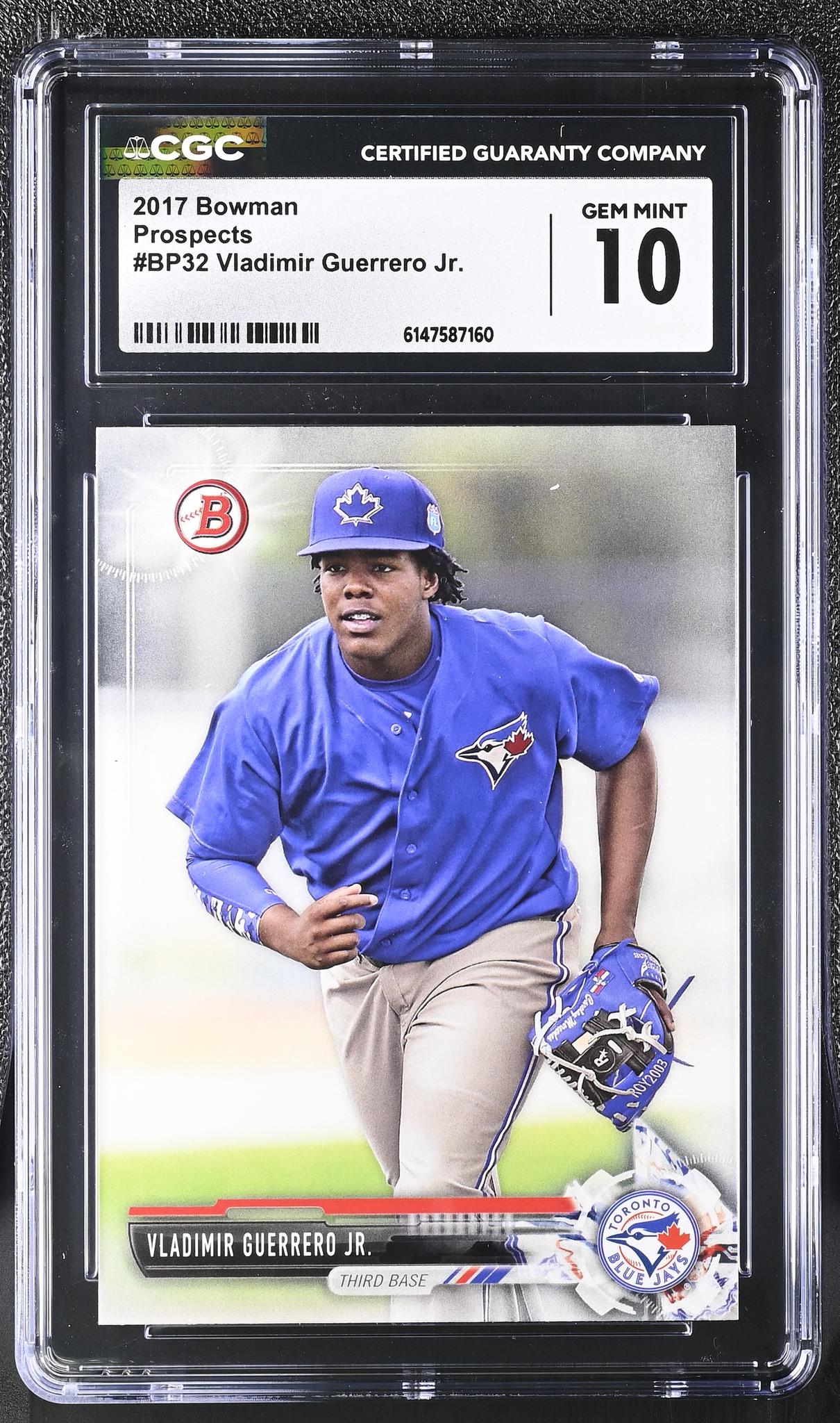 2017 Bowman #BP32 Vladimir Guerrero Jr. CGC 10