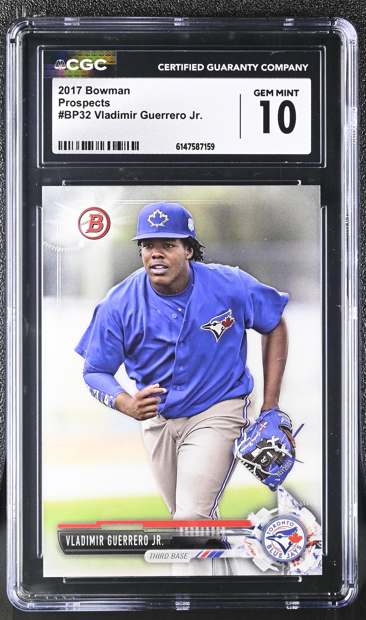 2017 Bowman #BP32 Vladimir Guerrero Jr. Prospects CGC 10