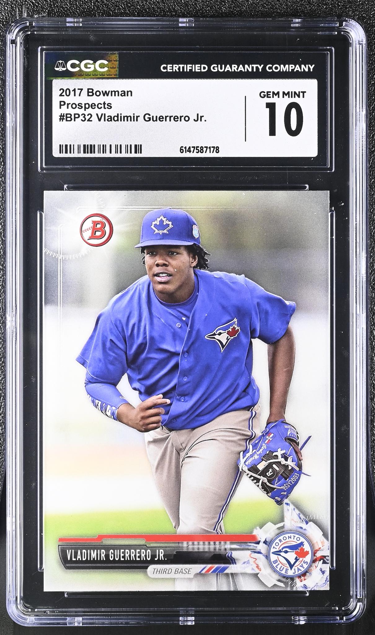 2017 Bowman #BP32 Vladimir Guerrero Jr. Prospects CGC 10