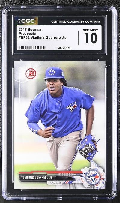2017 Bowman #BP32 Vladimir Guerrero Jr. Prospects CGC 10