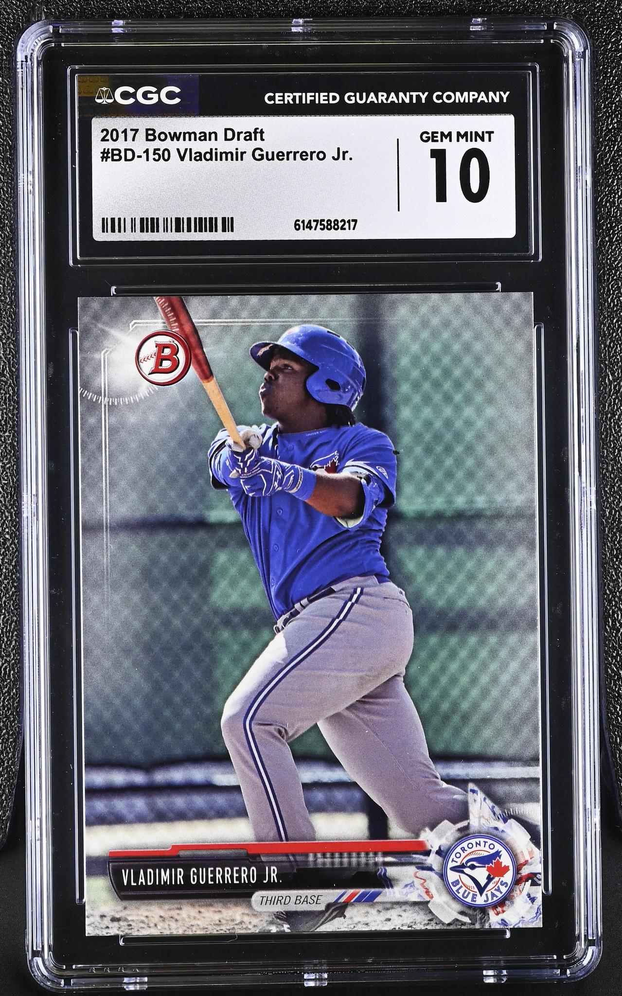 2017 Bowman #BD-150 Vladimir Guerrero Jr. Bowman Draft CGC 10