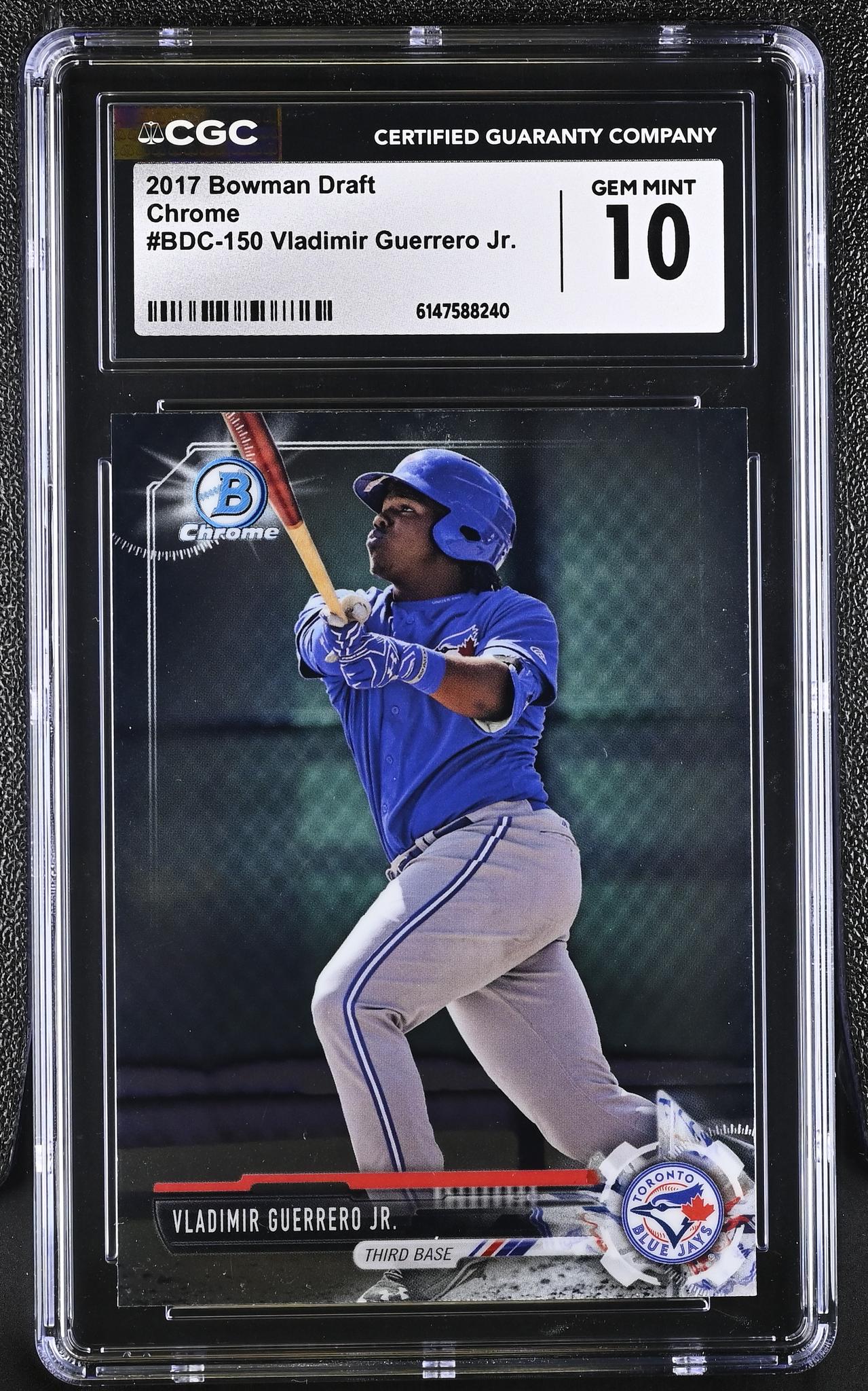 2017 Bowman #BDC-150 Vladimir Guerrero Jr. Bowman Chrome CGC 10