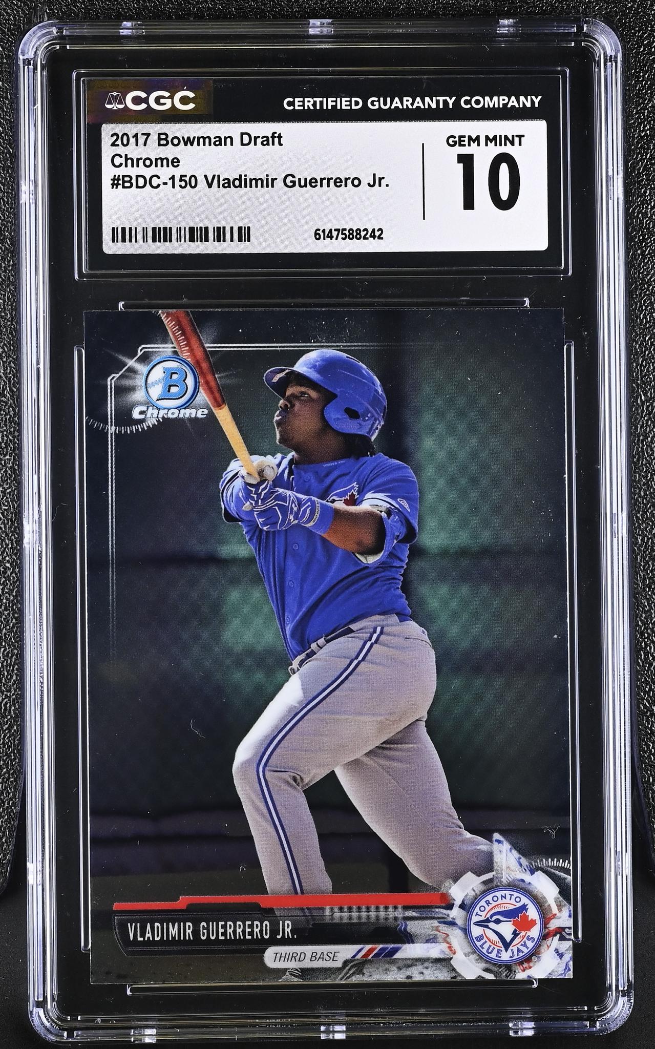 2017 Bowman Chrome #BDC-150 Vladimir Guerrero Jr. CGC 10