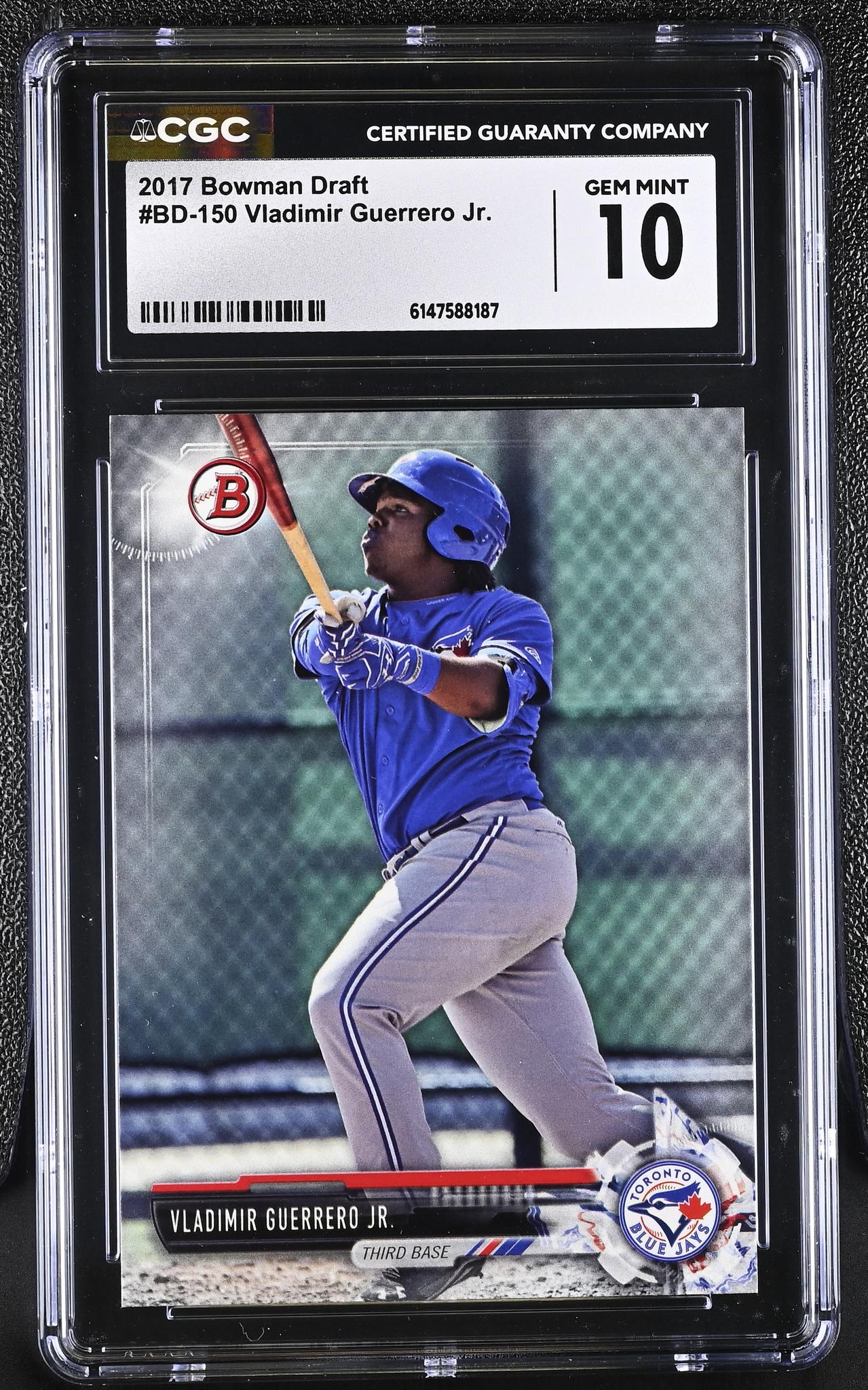 2017 Bowman #BD-150 Vladimir Guerrero Jr. Bowman Draft CGC 10