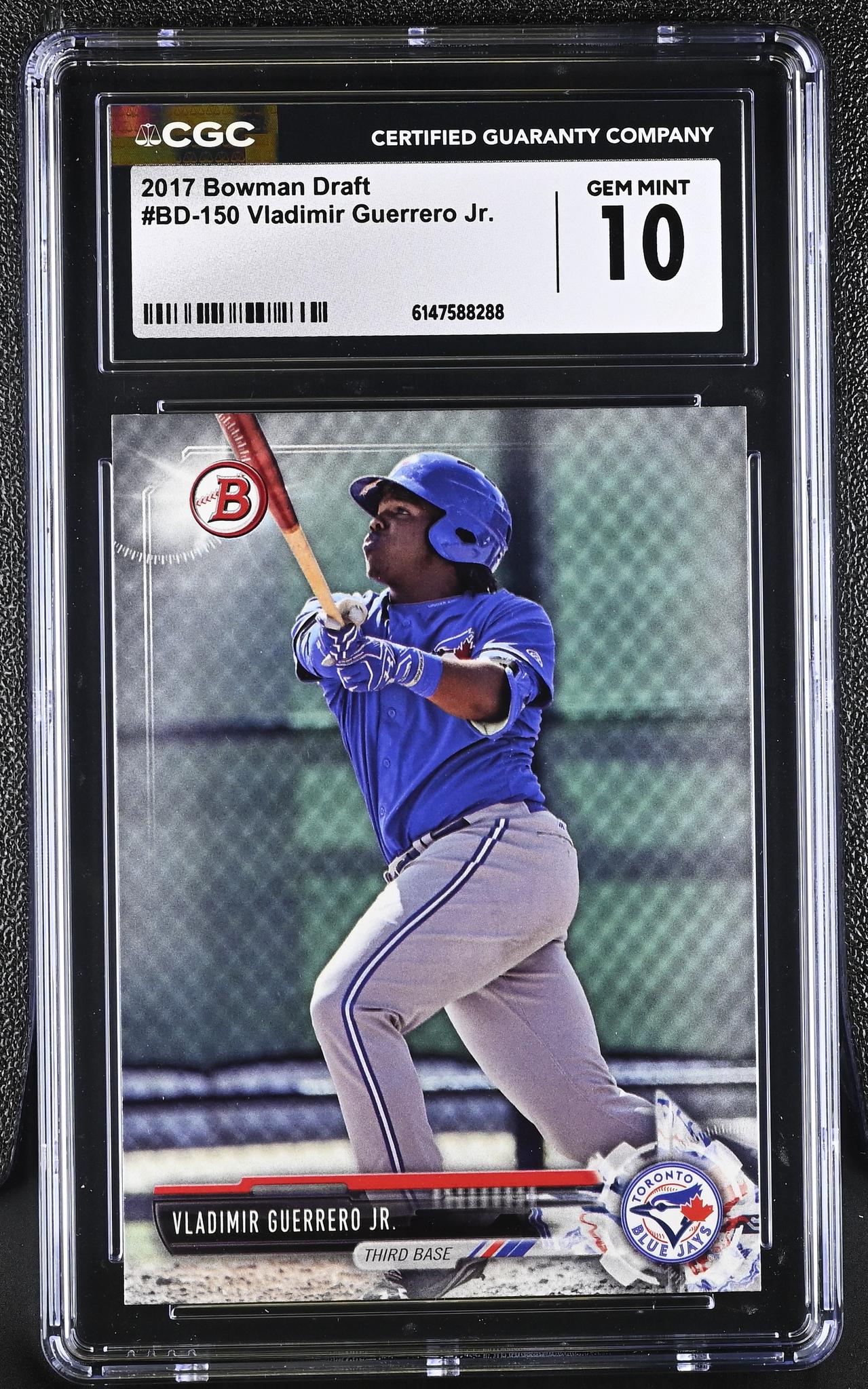 2017 Bowman #BD-150 Vladimir Guerrero Jr. Bowman Draft CGC 10
