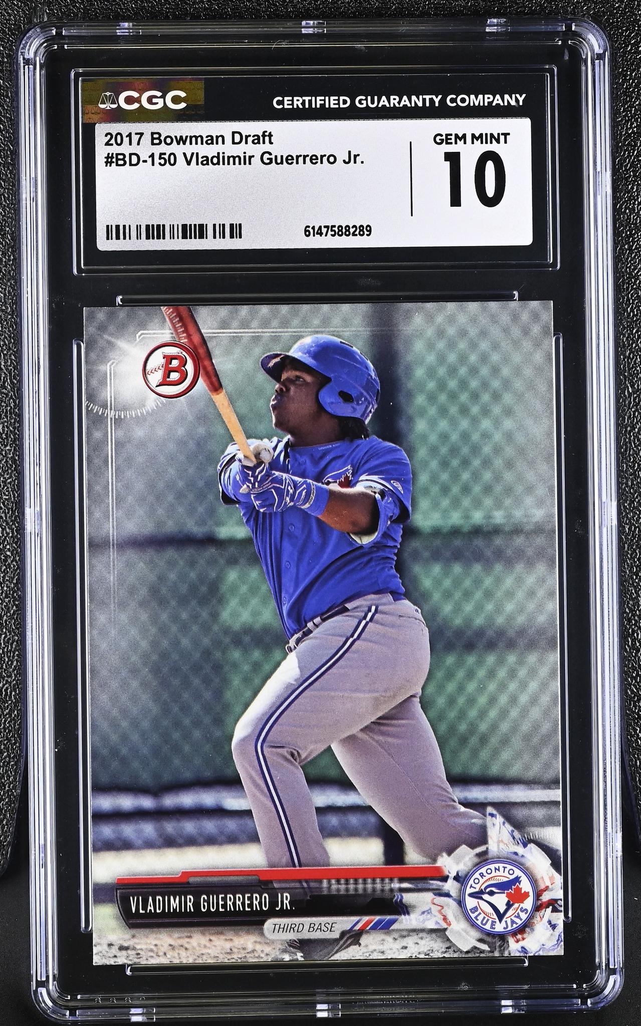 2017 Bowman Draft #BD-150 Vladimir Guerrero Jr. CGC 10