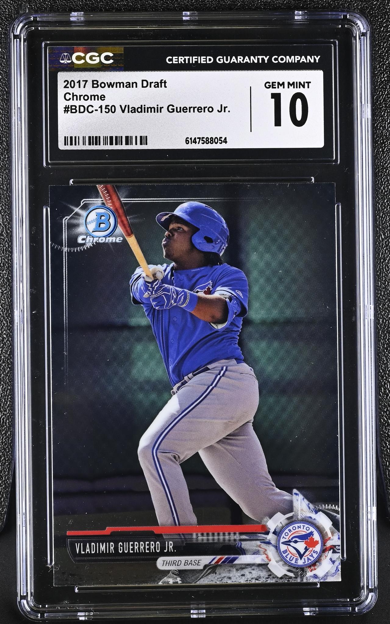 2017 Bowman Chrome #BDC-150 Vladimir Guerrero Jr. Bowman Draft CGC 10