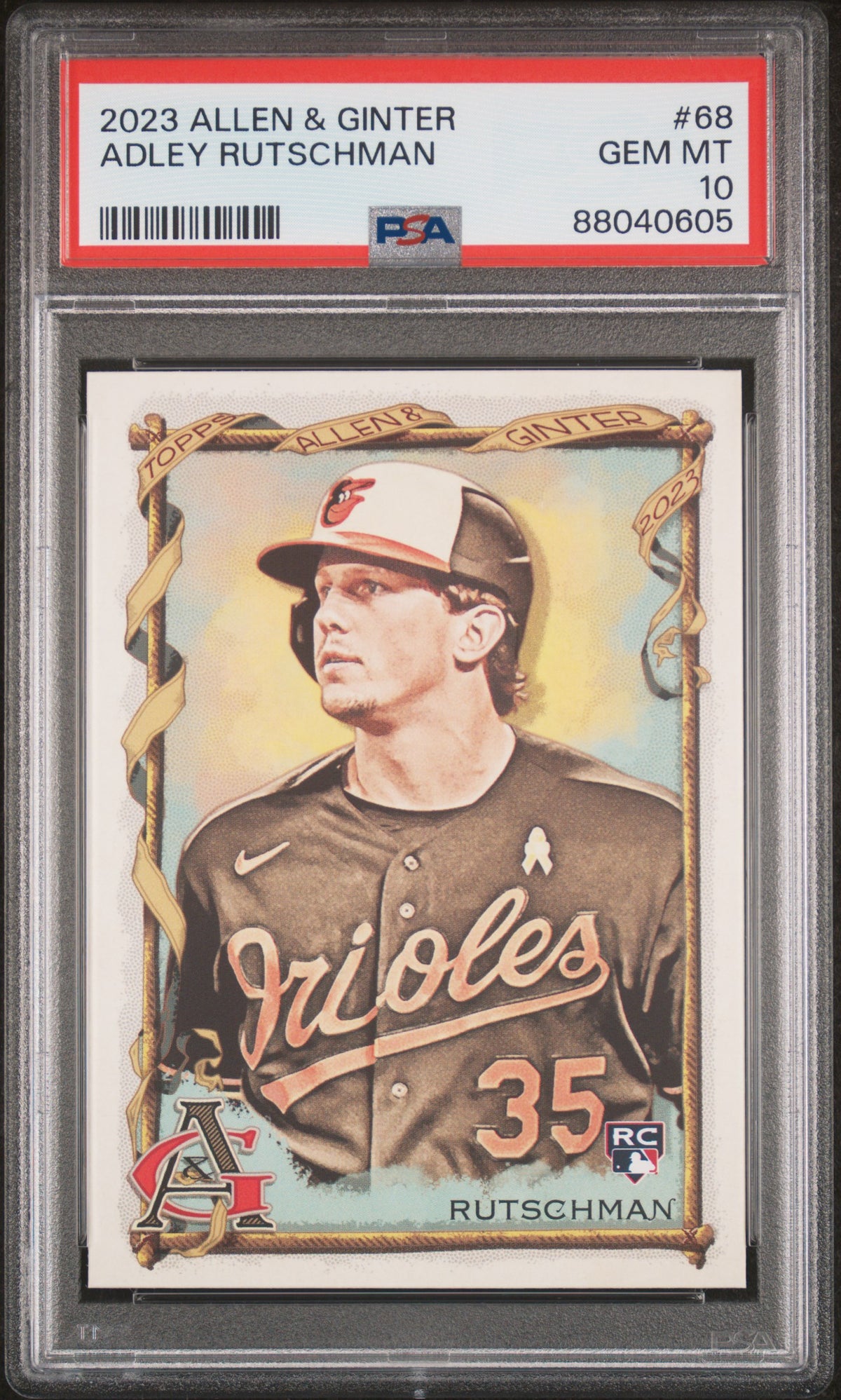 2023 Topps Allen and Ginter Adley Rutschman #68 PSA 10