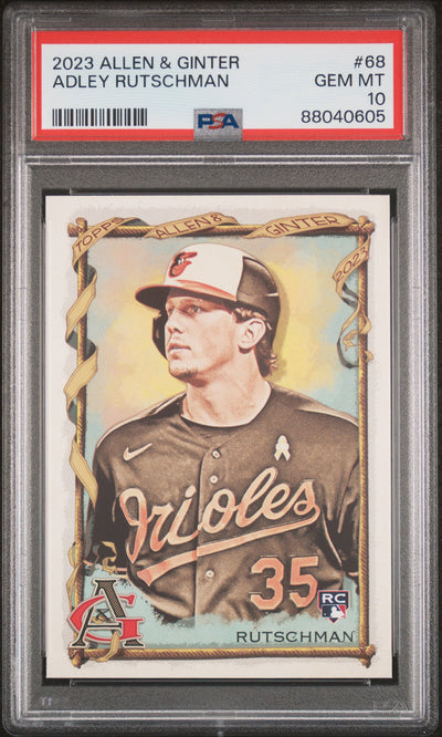2023 Topps Allen & Ginter Adley Rutschman #68 PSA 10