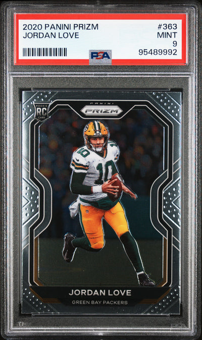 2020 Panini Prizm Jordan Love #363 PSA 9