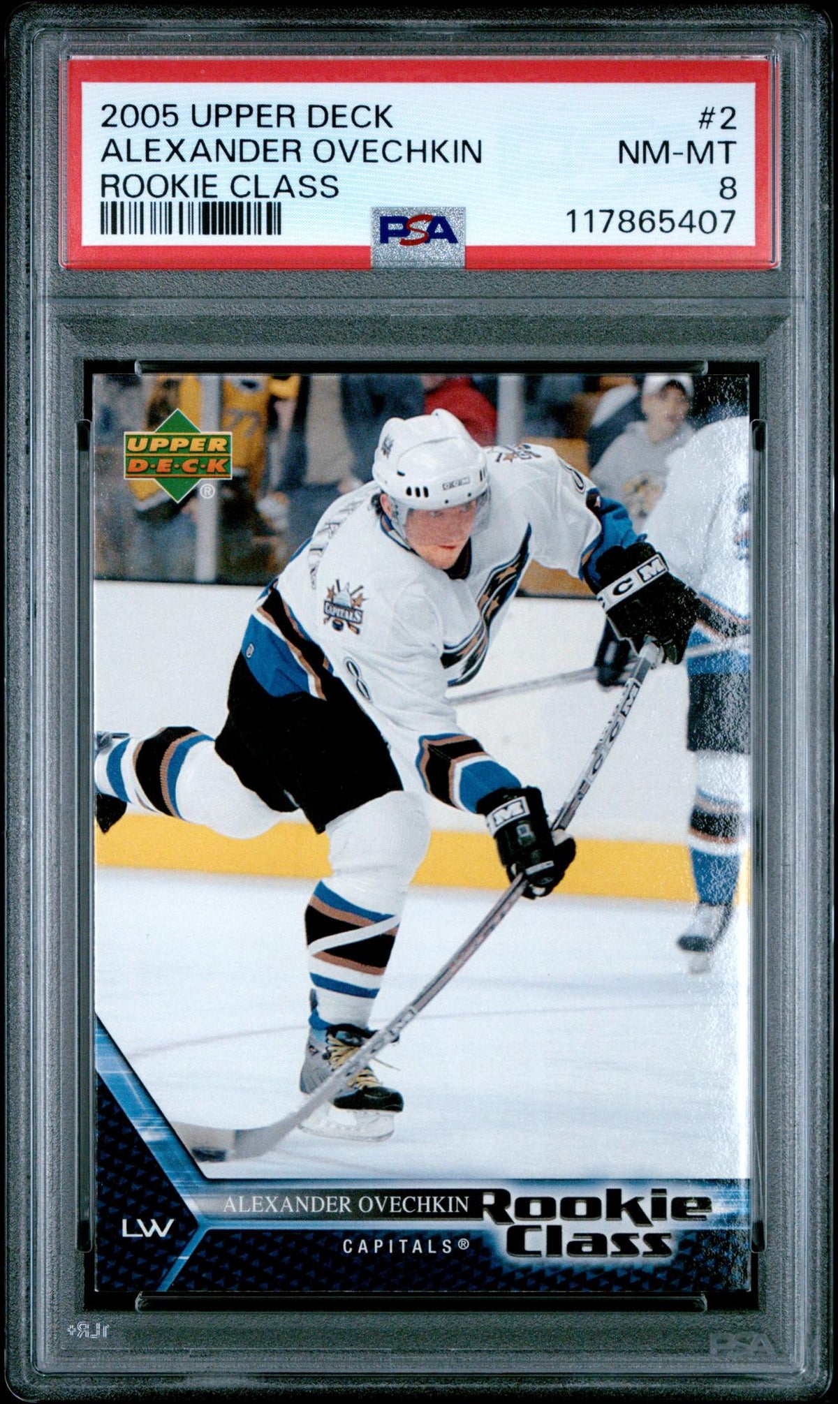 2005 Upper Deck Rookie Class Alexander Ovechkin #2 PSA 8