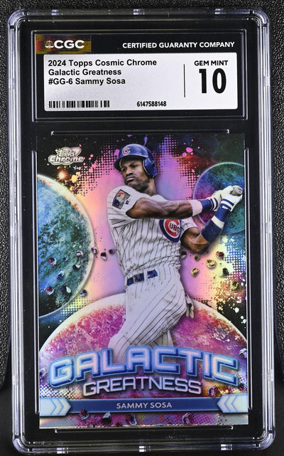2024 Topps Chrome #GG-6 Sammy Sosa Galactic Greatness CGC 10