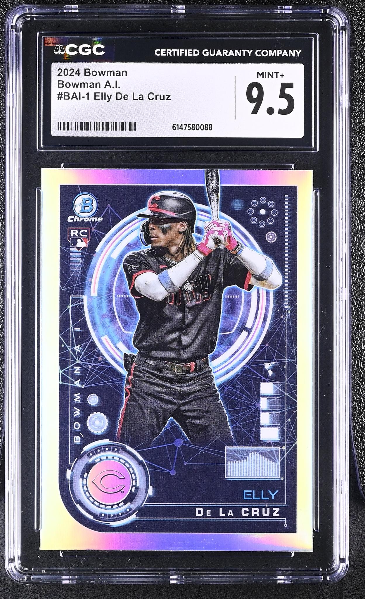 2024 Bowman #BAI-1 Elly De La Cruz Bowman A.I. CGC 9.5