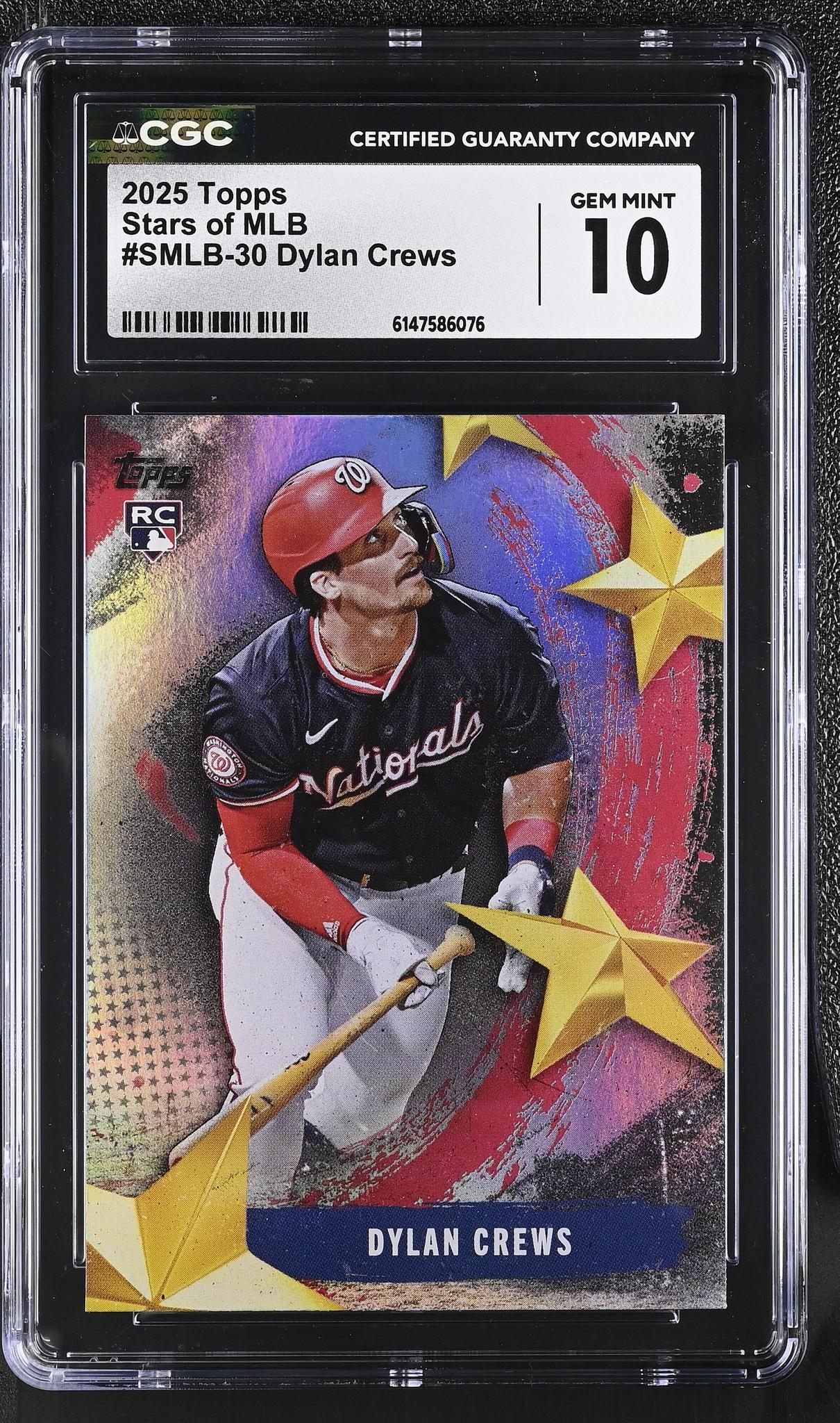 2025 Topps #SMLB-30 Dylan Crews Stars of MLB CGC 10