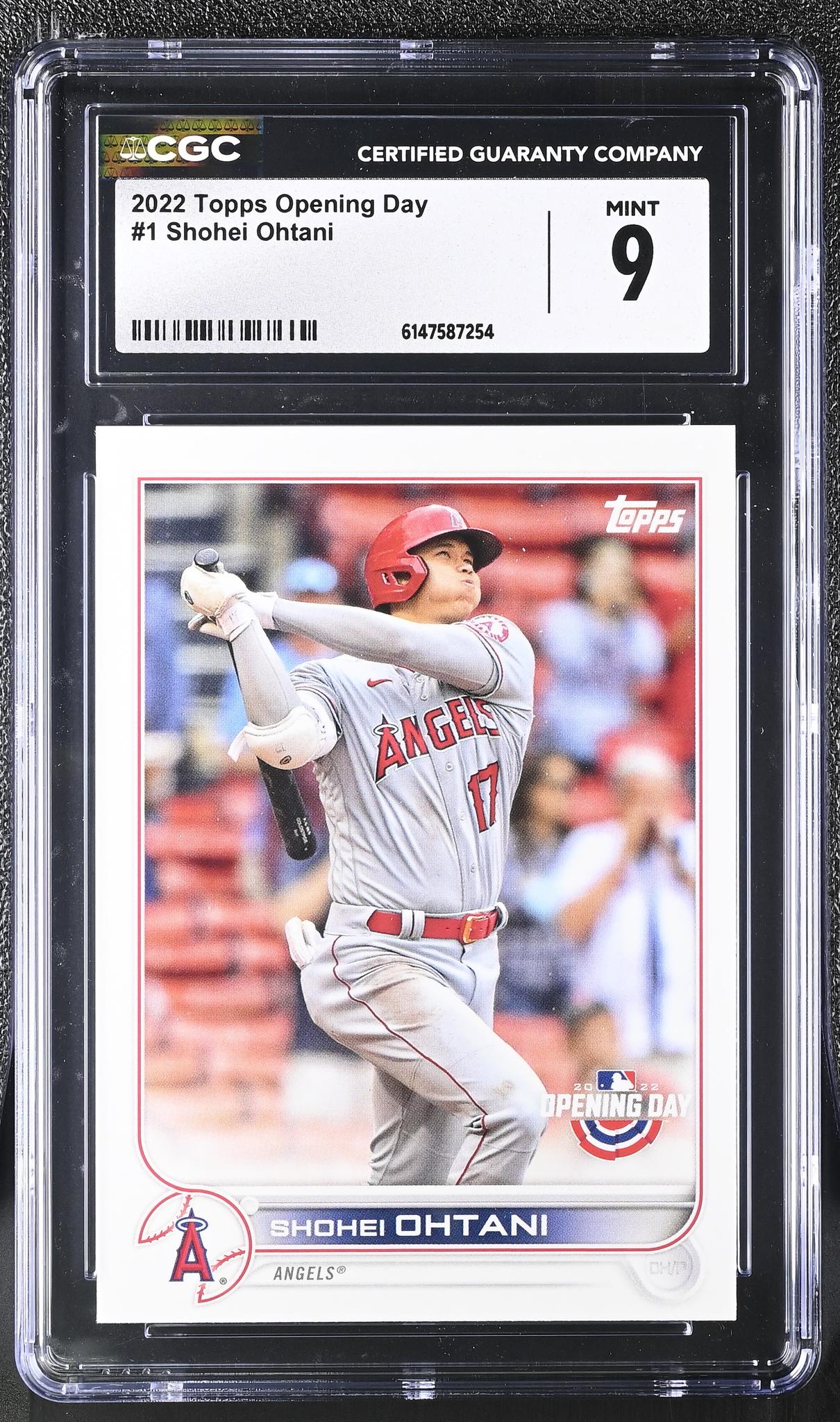 2022 Topps Opening Day #1 Shohei Ohtani Opening Day CGC 9