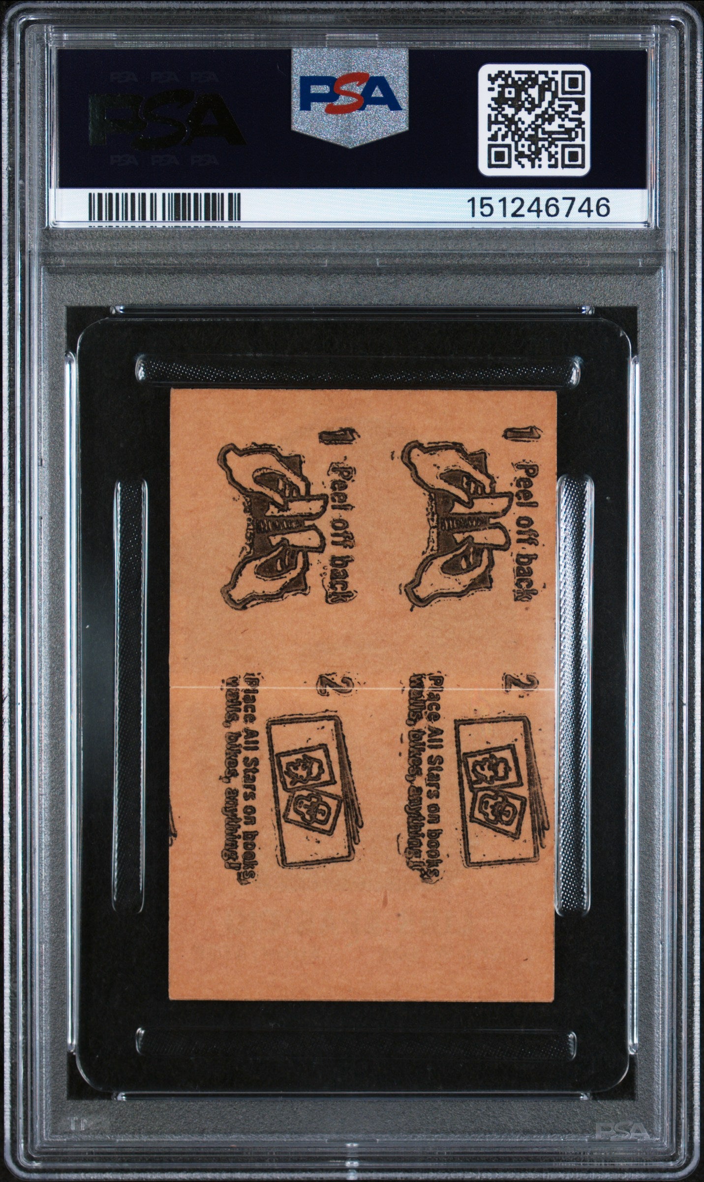 1963 Topps Peel-Offs Instruction Back Luis Aparicio PSA 4