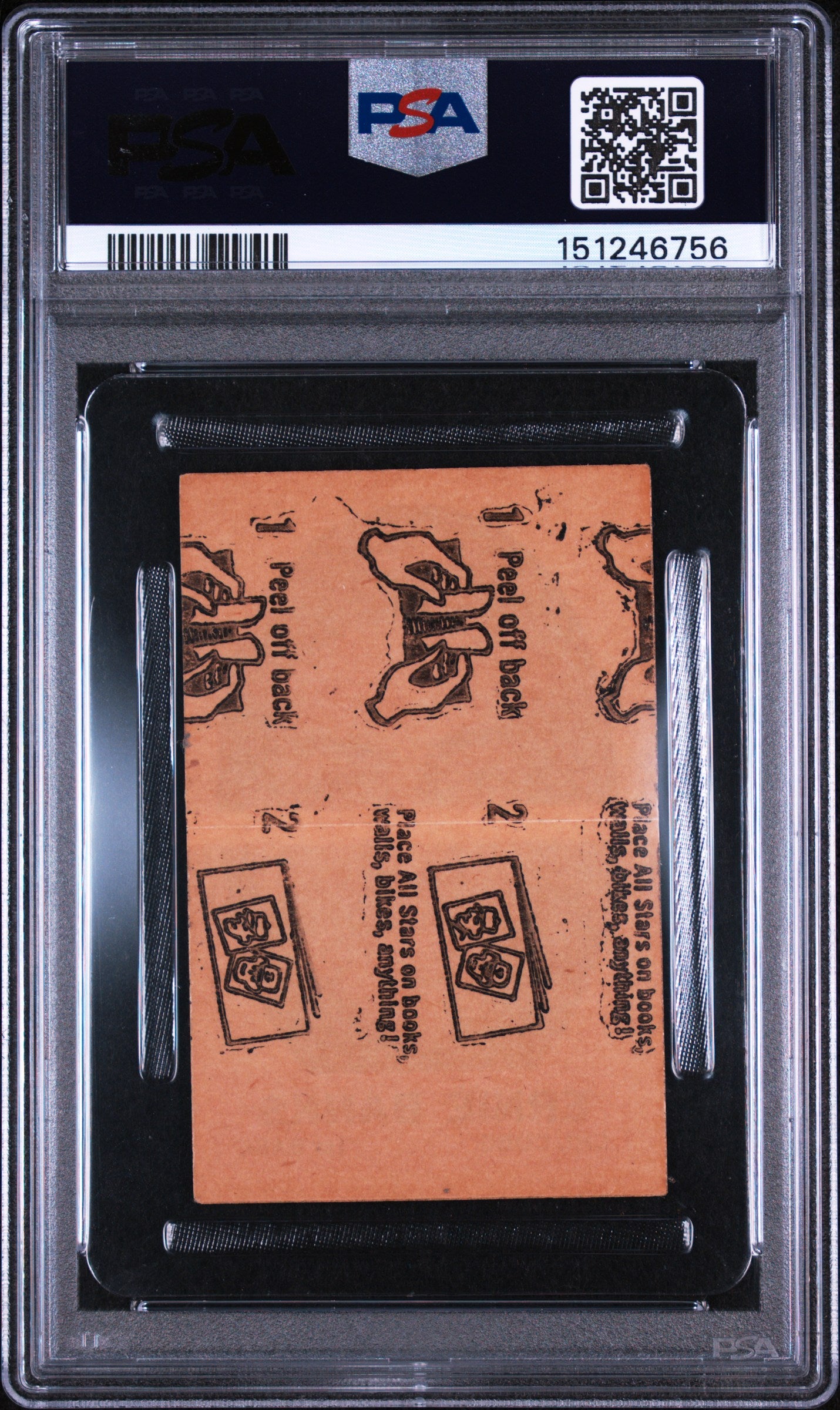 1963 Topps Peel-Offs Ernie Banks #5 PSA 4