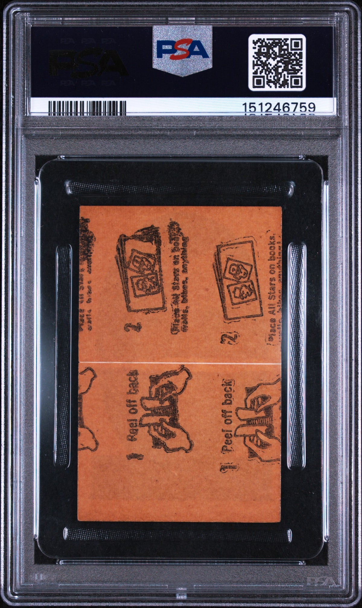 1963 Topps Peel-Offs Roberto Clemente #9 PSA 2
