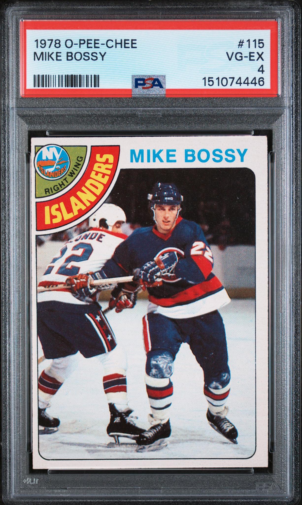 1978 O-Pee-Chee Mike Bossy #115 PSA 4