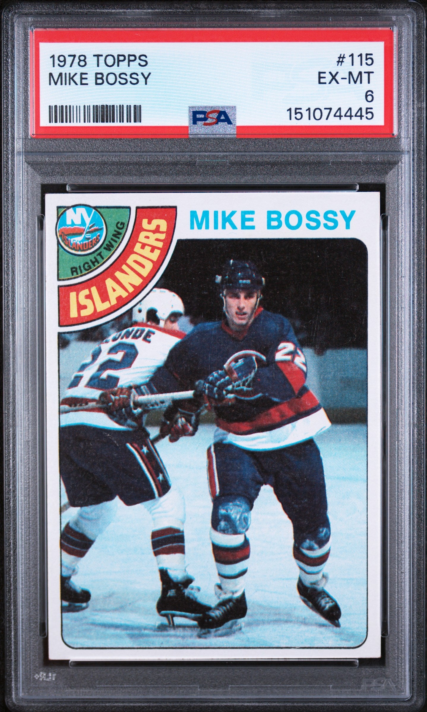 1978 Topps Mike Bossy #115 PSA 6