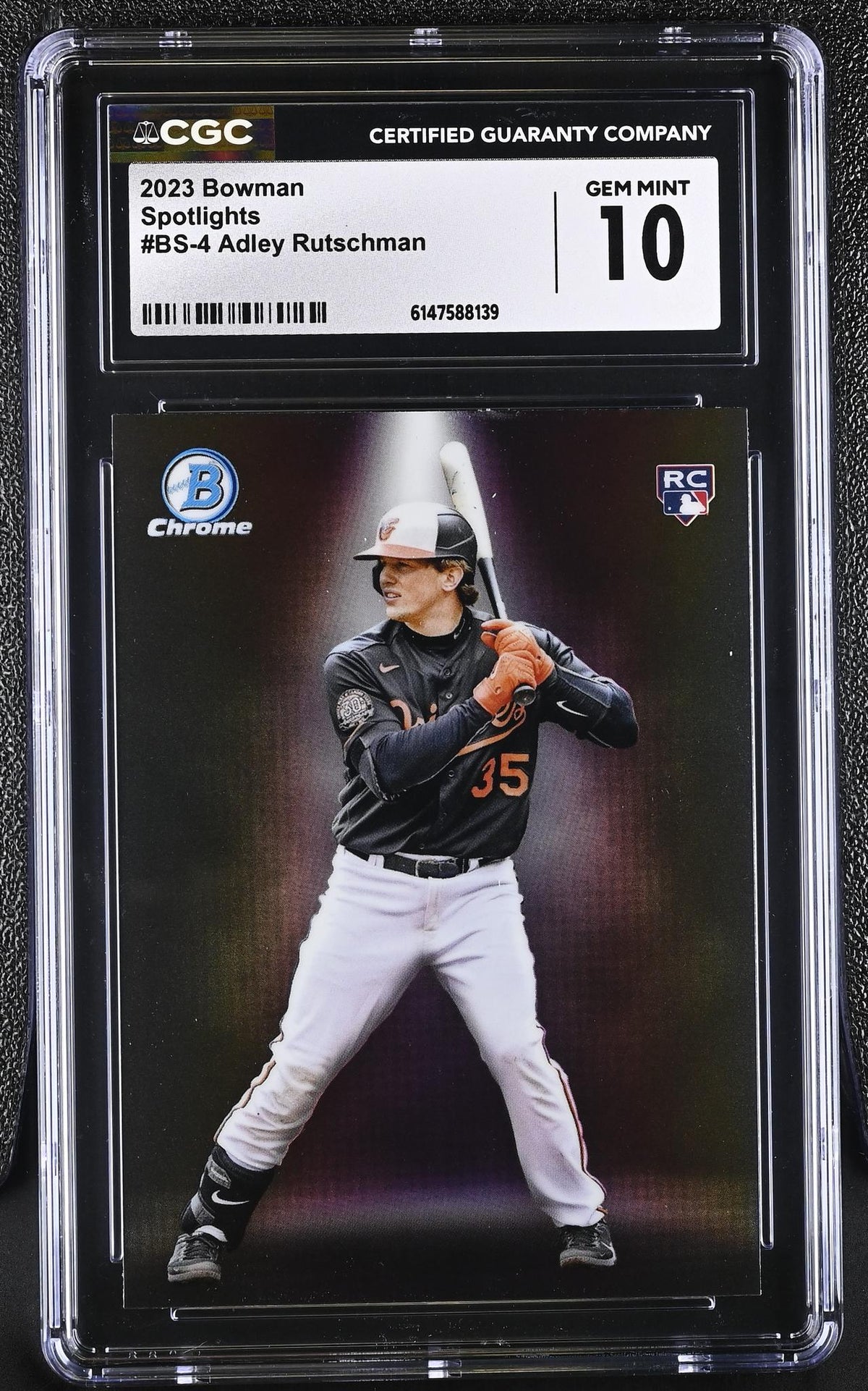 2023 Bowman #BS-4 Adley Rutschman Spotlights CGC 10