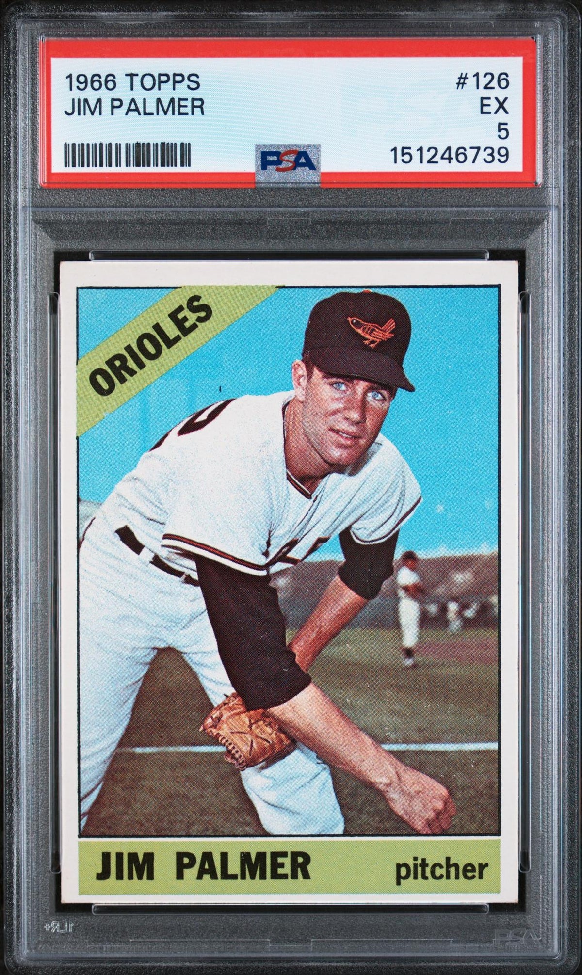 1966 Topps Jim Palmer #126 PSA 5