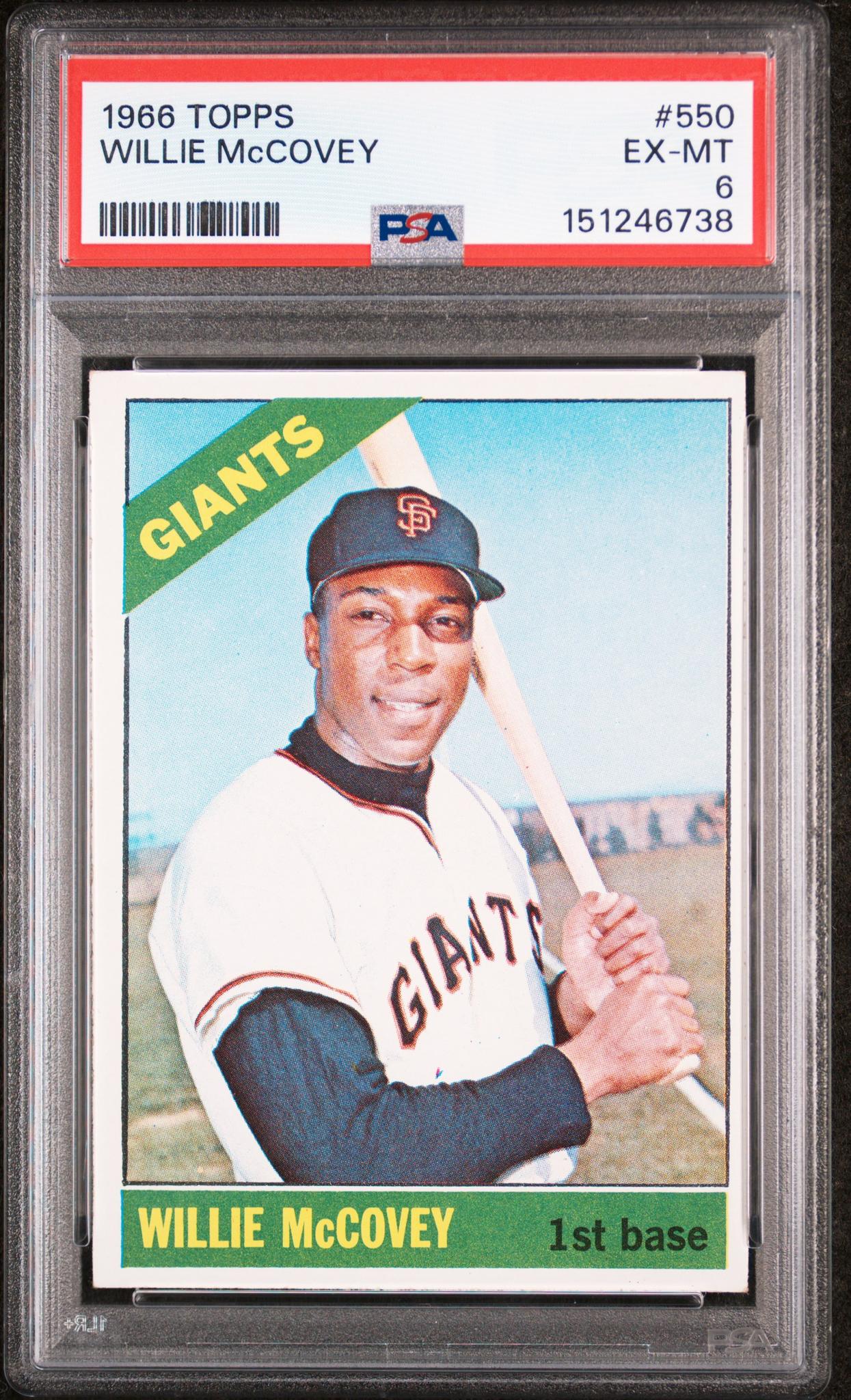 1966 Topps Willie Mccovey #550 PSA 6