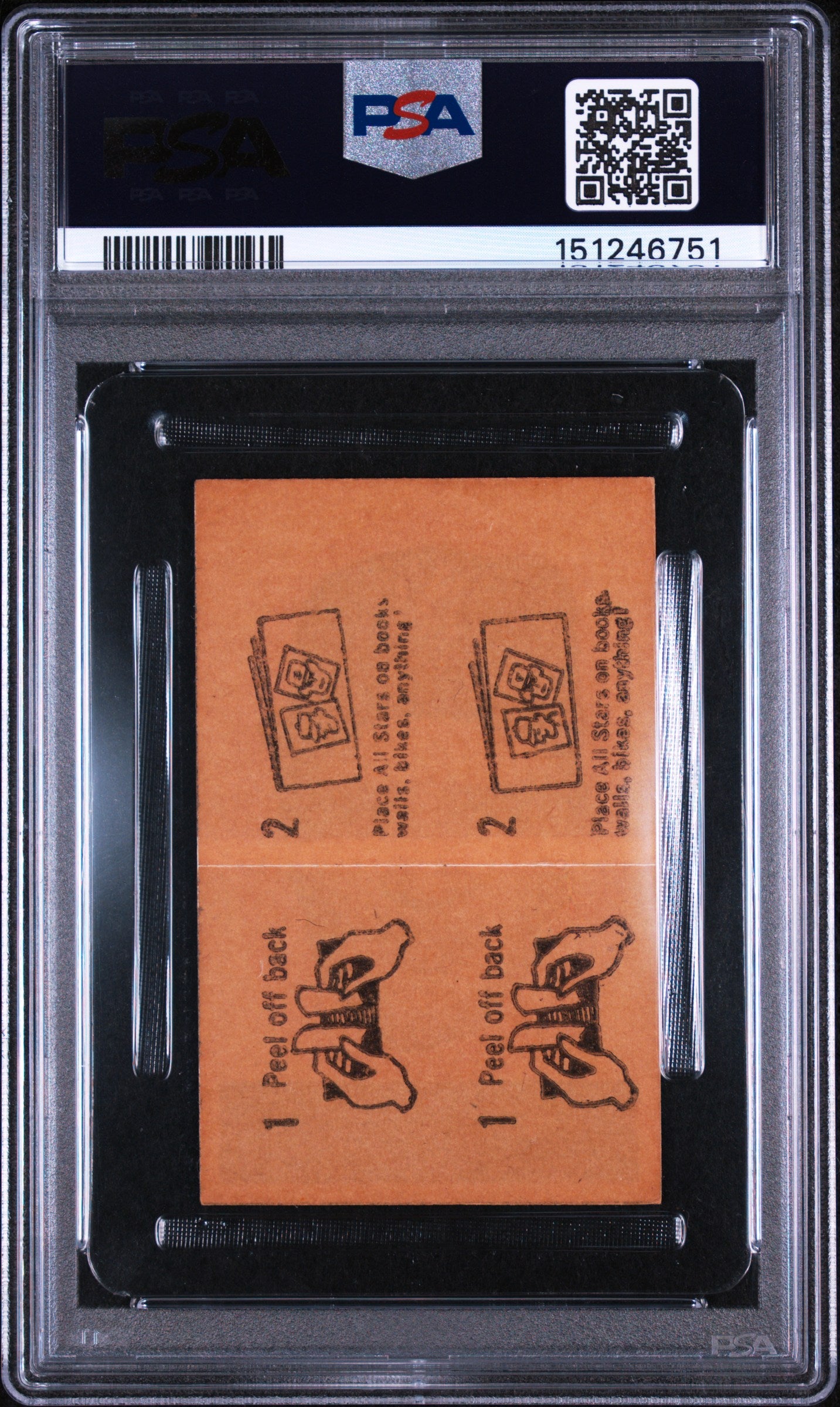 1963 Topps Peel-Offs Ralph Terry #43 PSA 1
