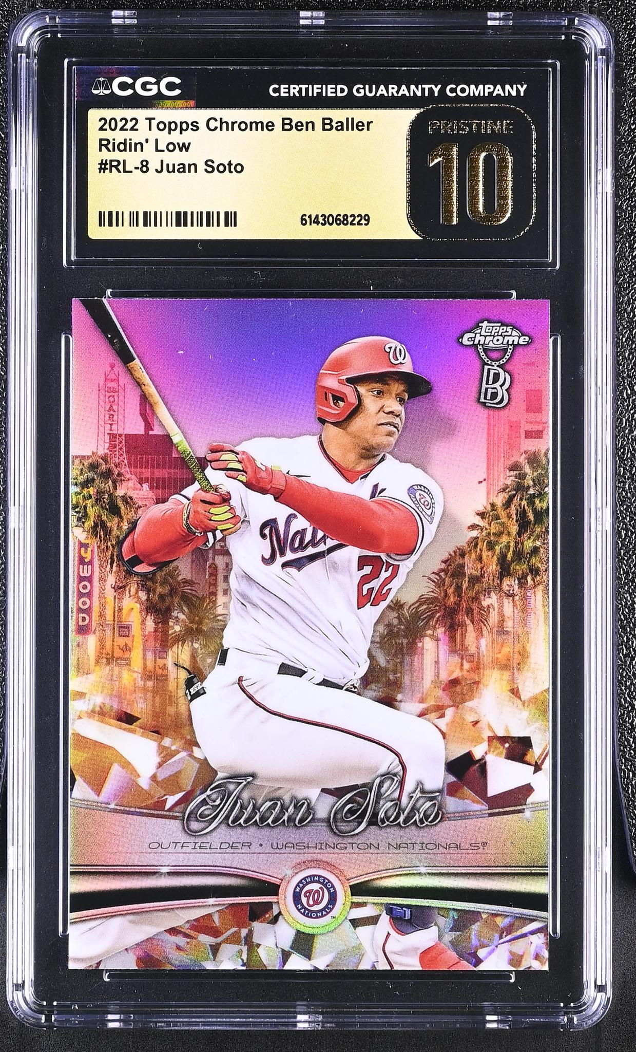 2022 Topps Chrome #RL-8 Juan Soto Ridin' Low CGC 10