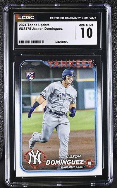 2024 Topps Update Jasson Dominguez #US175 Rookie Debut CGC 10