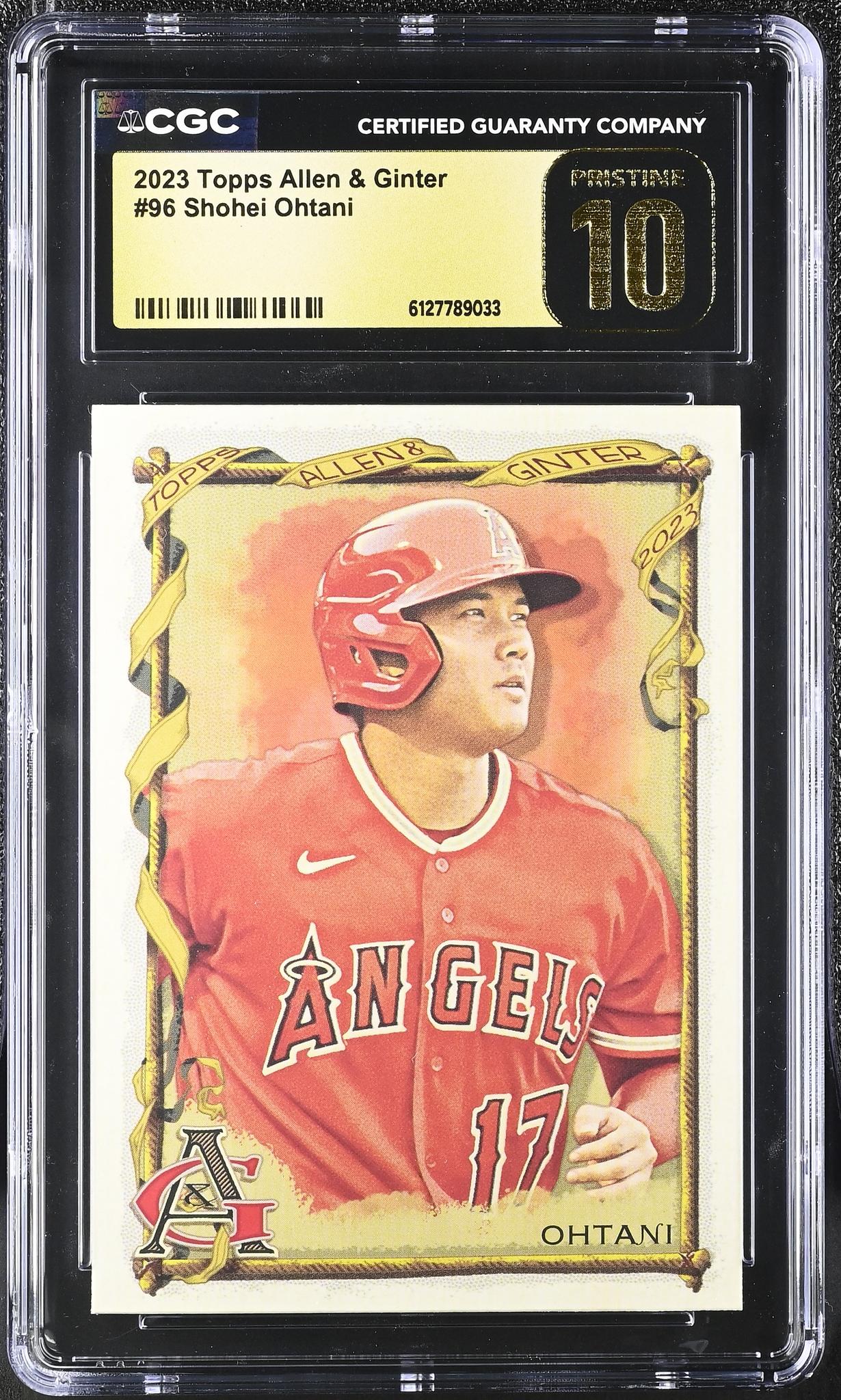 2023 Allen & Ginter #96 Shohei Ohtani The World's Champions CGC 10