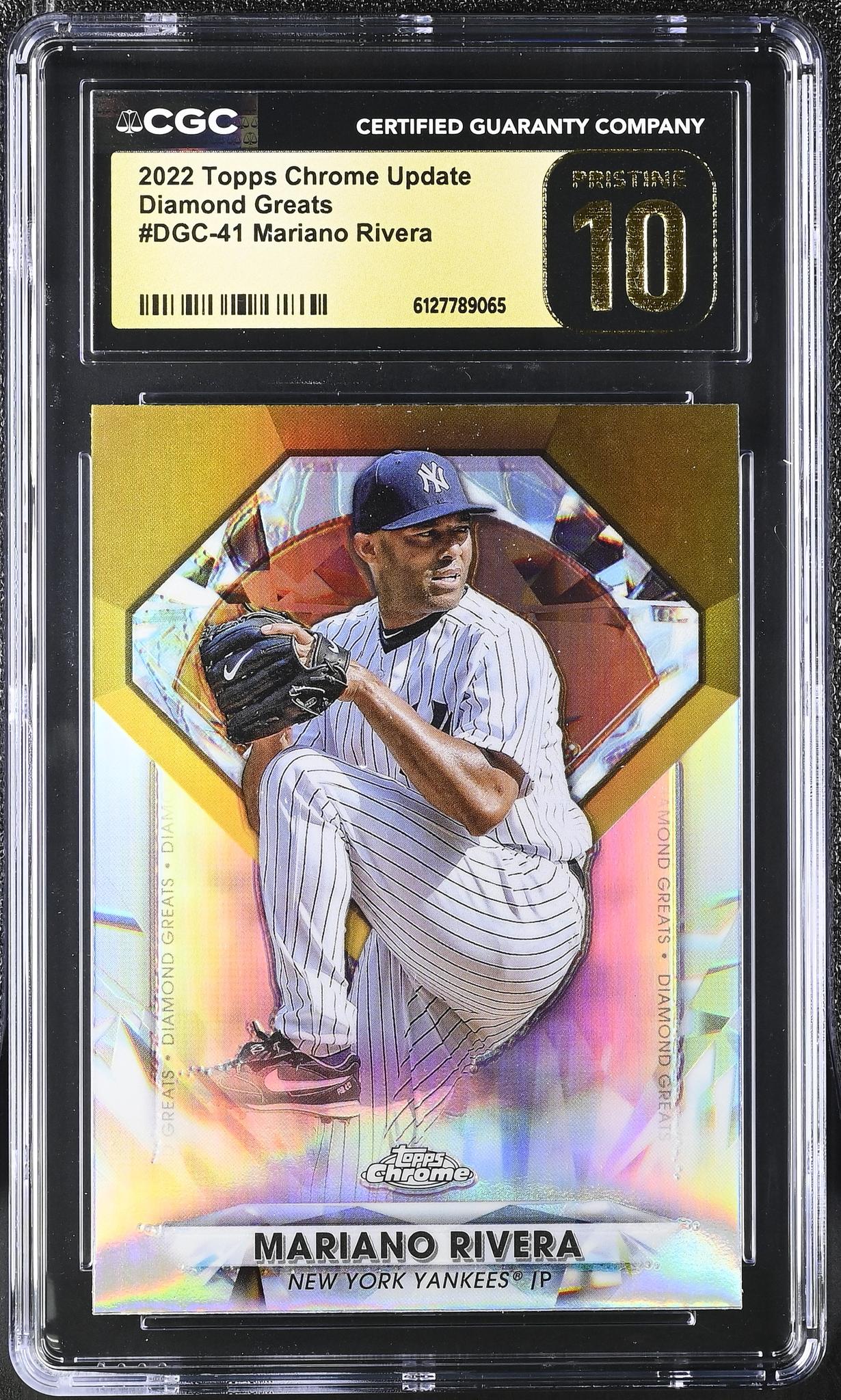 2022 Topps Chrome #DGC-41 Mariano Rivera Diamond Greats CGC 10