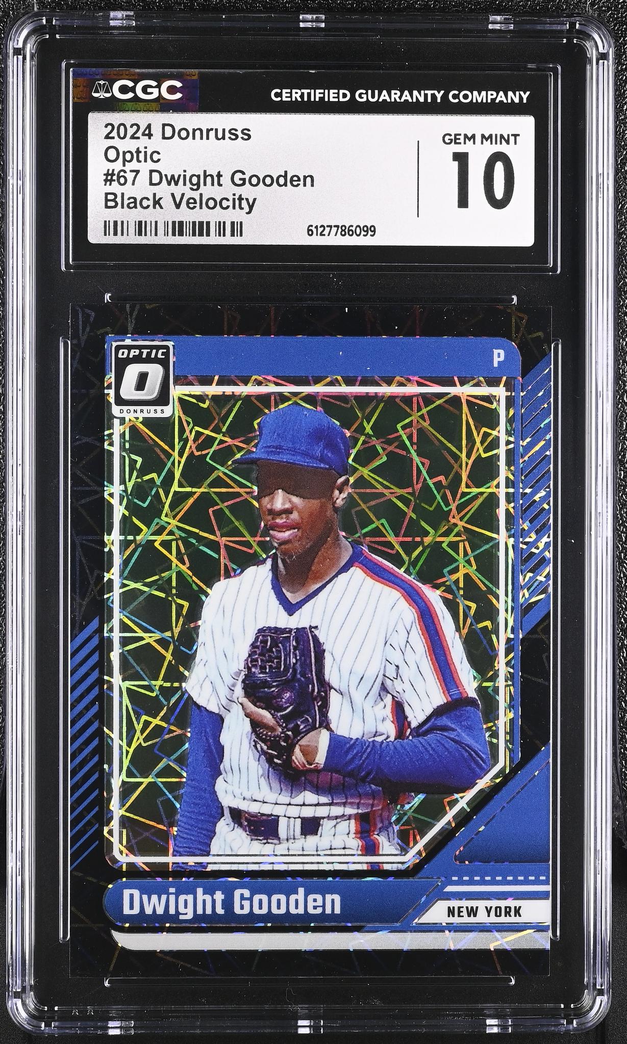 2024 Donruss Optic #67 Dwight Gooden Black Velocity /39 CGC 10