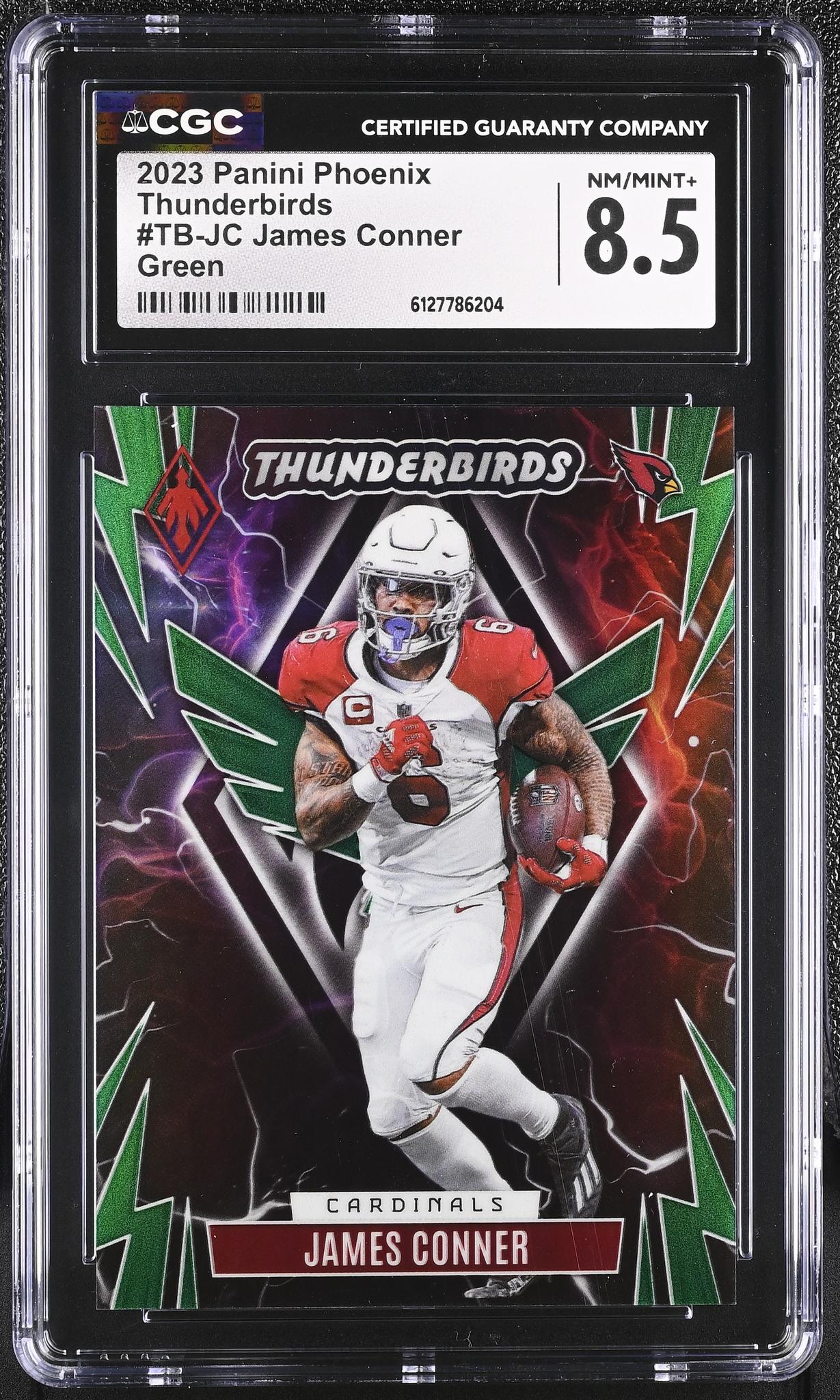 2023 Phoenix #TB-JC James Conner Thunderbirds /15 CGC 8.5