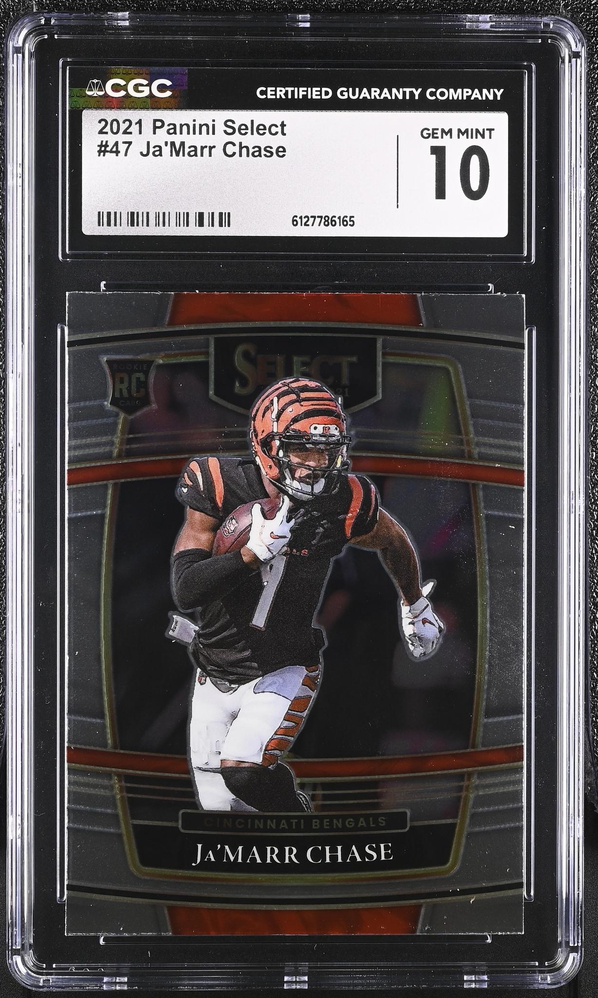 2021 Select #47 Ja'Marr Chase Concourse CGC 10