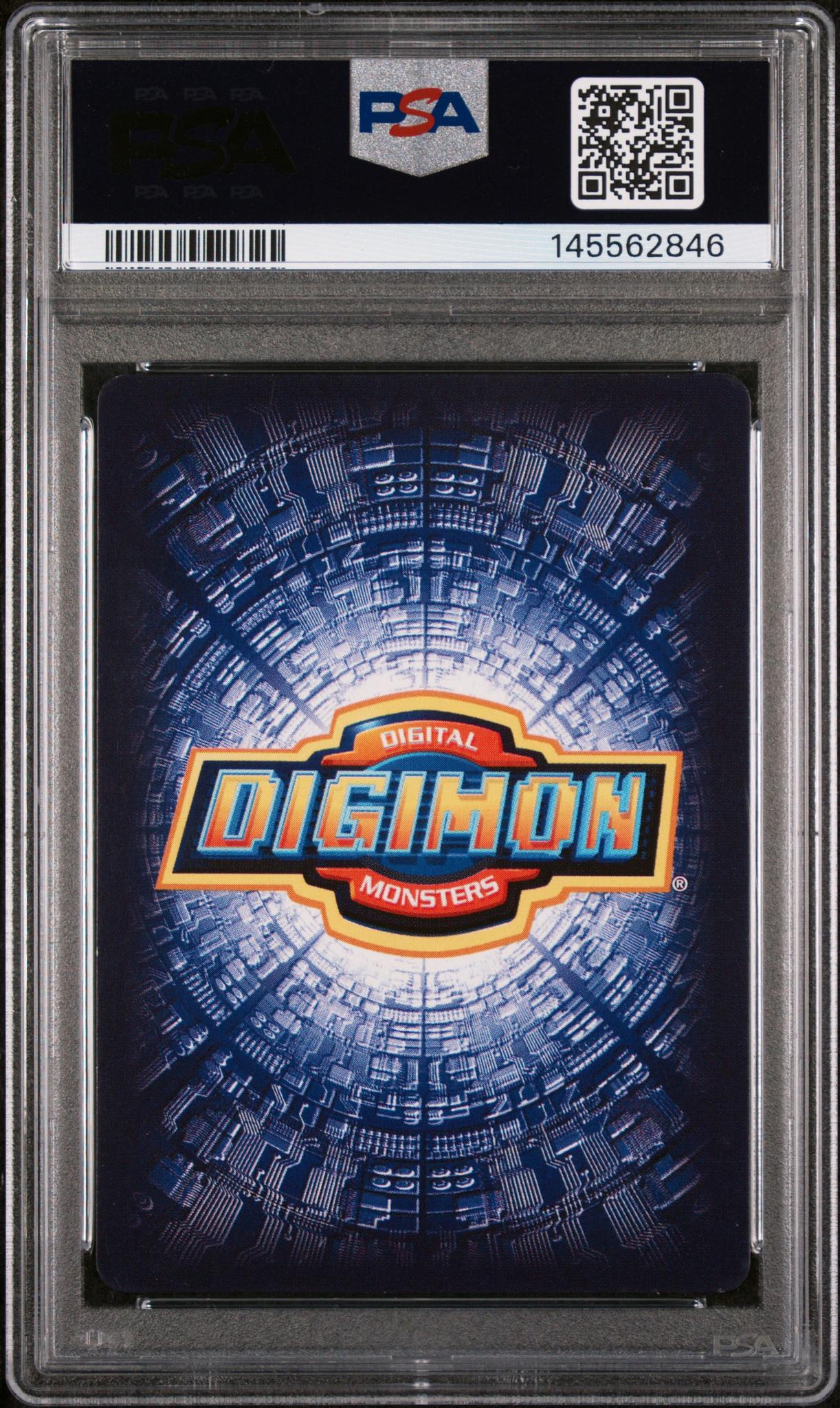 2000 Digimon Digi-Battle Series 3 Wargreymon G #Bo148 PSA 8