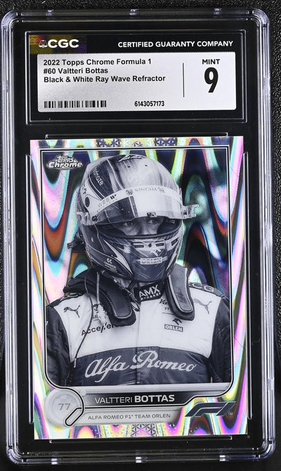 2022 Topps Chrome #60 Valtteri Bottas CGC 9