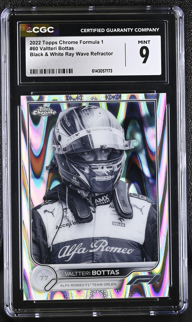 2022 Topps Chrome #60 Valtteri Bottas CGC 9