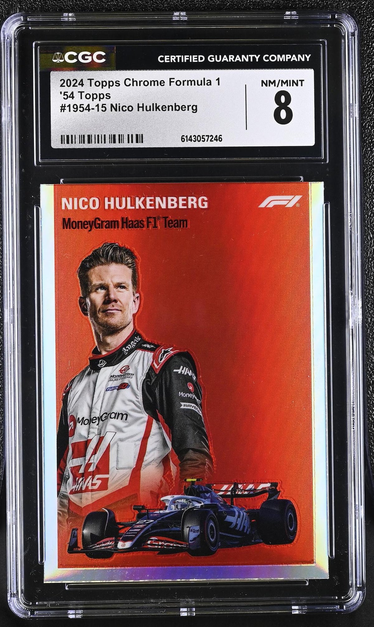 2024 Topps Chrome #1954-15 Nico Hulkenberg 54 Topps CGC 8