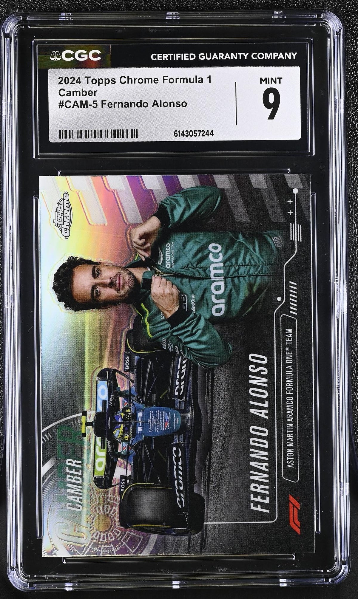 2024 Topps Chrome #CAM-5 Fernando Alonso Camber CGC 9