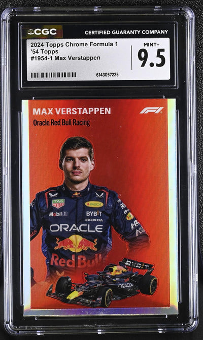 2024 Topps Chrome Formula 1 Max Verstappen #1954-1 '54 Topps CGC 9.5