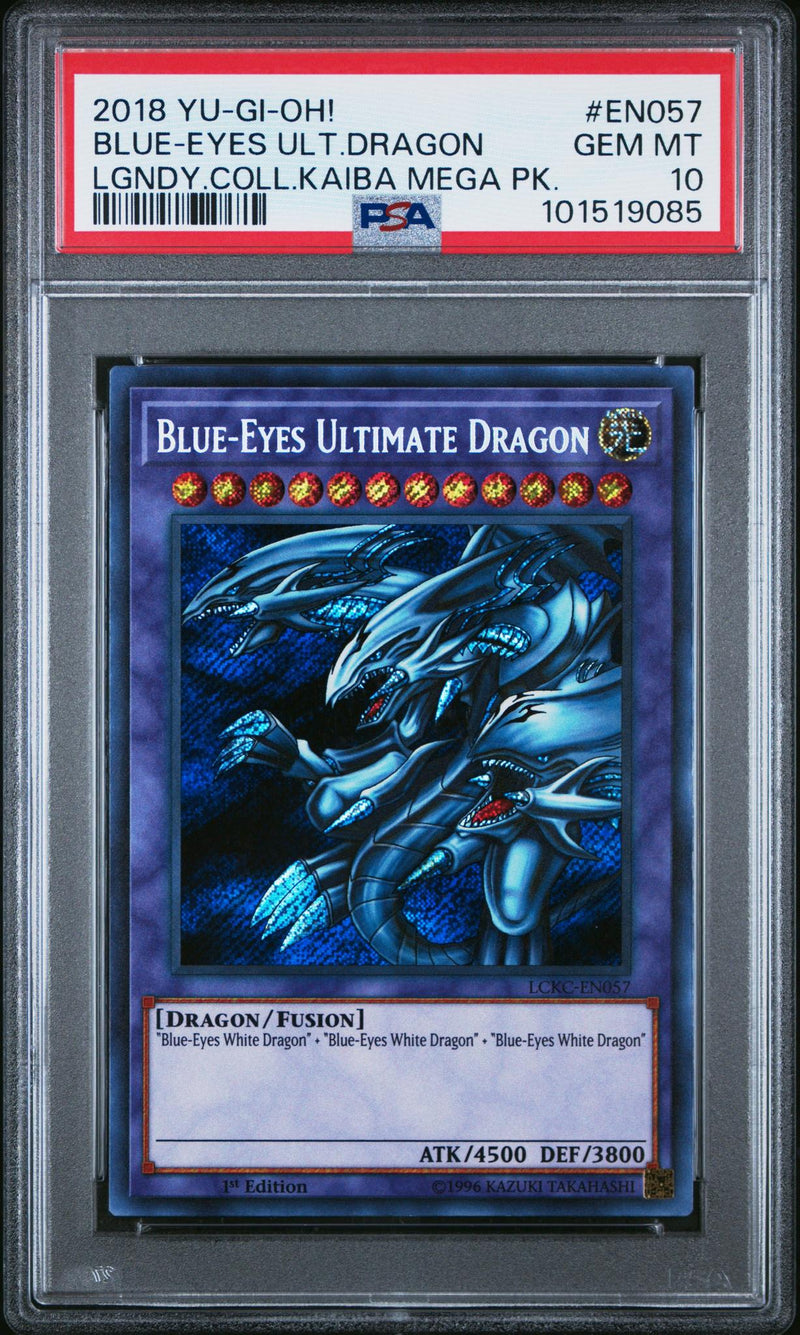 Yu-Gi-Oh! Blue-Eyes Ultimate Dragon LCKC-EN057 Legendary Collection Kaiba Mega Pack PSA 10