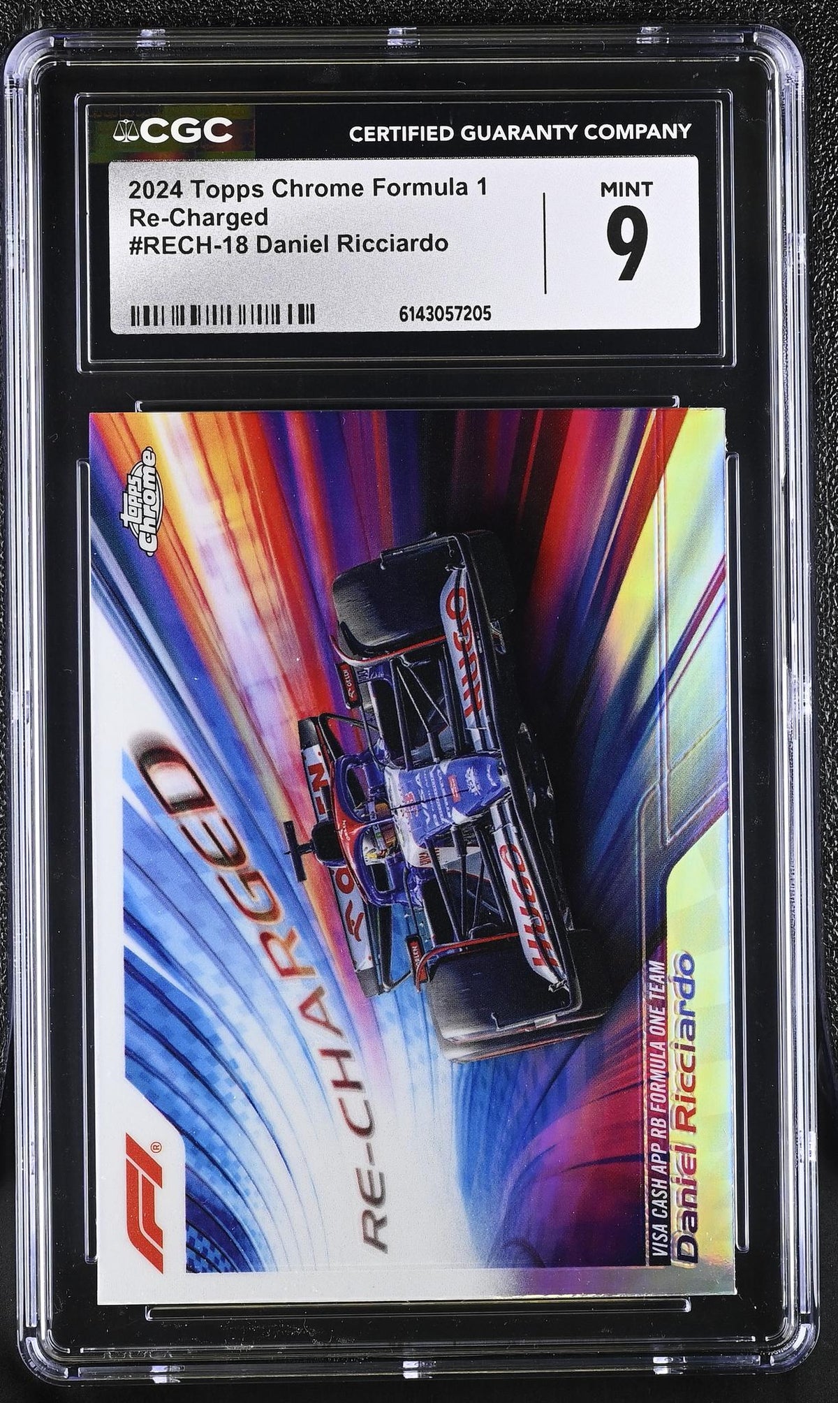 2024 Topps Chrome #RECH-18 Daniel Ricciardo Re-Charged CGC 9