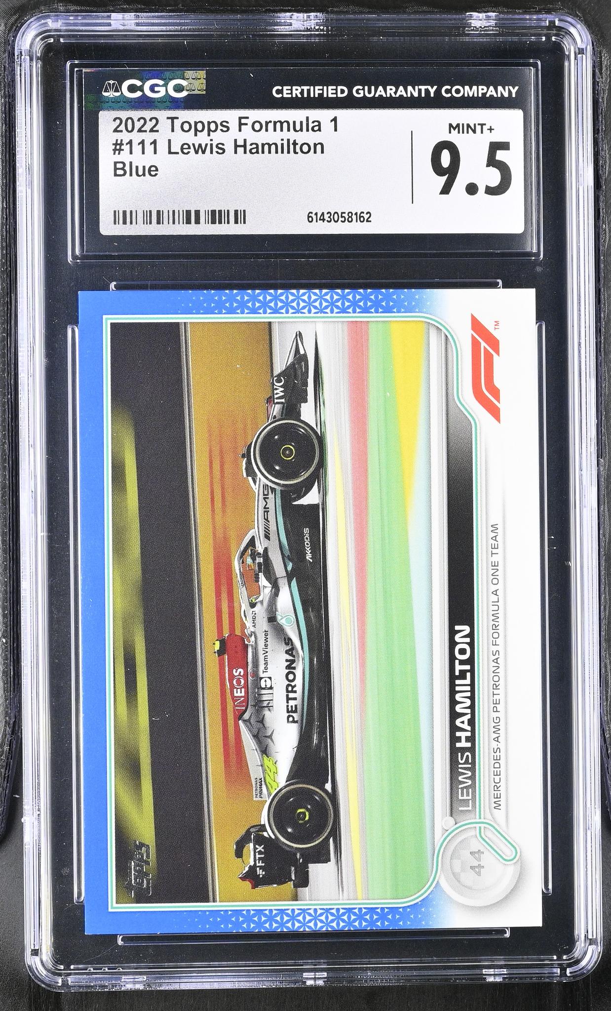 2022 Topps Formula 1 #111 Lewis Hamilton /99 CGC 9.5