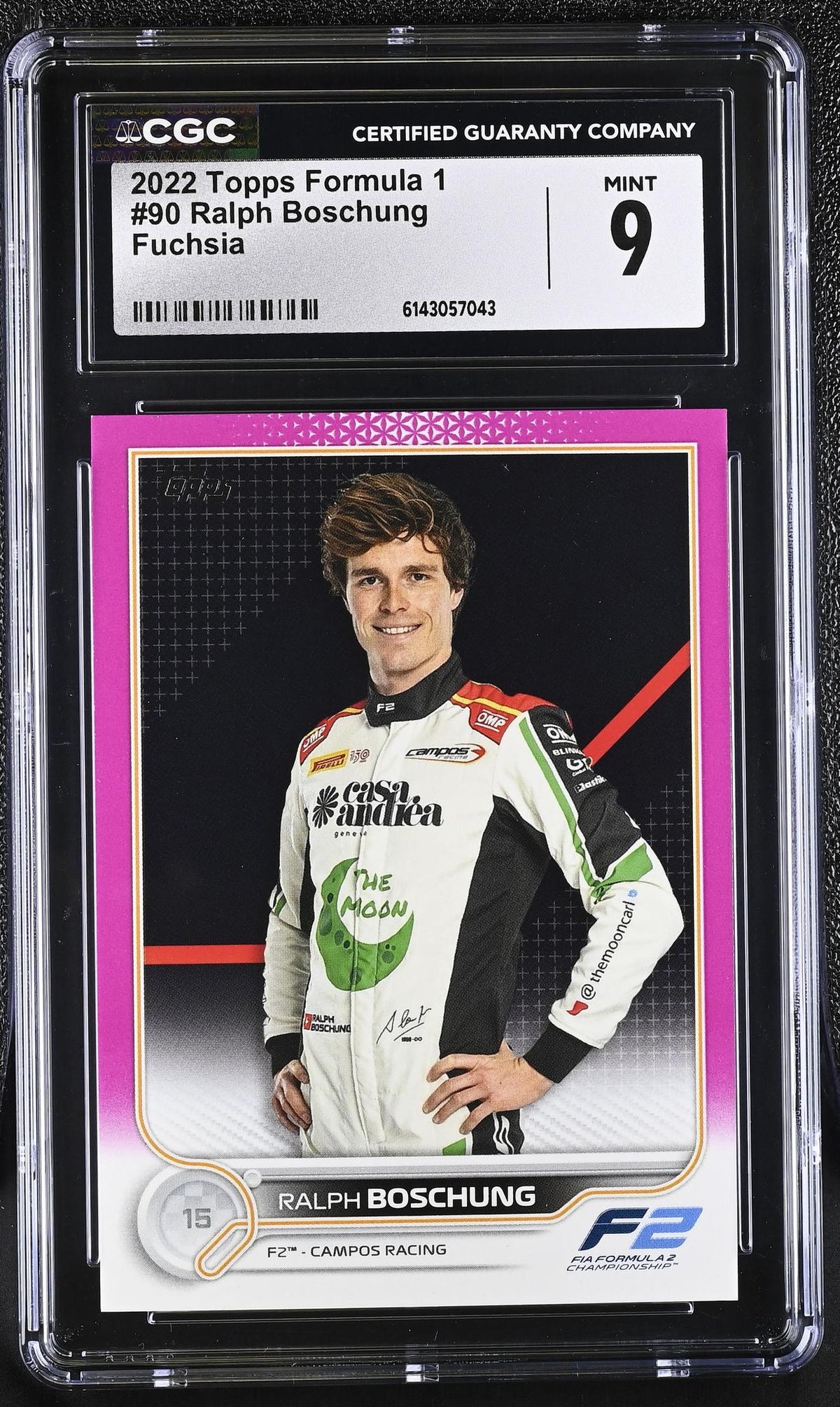 2022 Formula 1 #90 Ralph Boschung /150 CGC 9