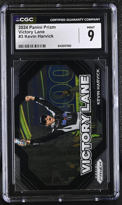 2024 Panini Prizm Victory Lane Kevin Harvick #3 CGC 9