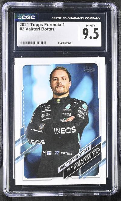 2021 Topps #2 Valtteri Bottas CGC 9.5