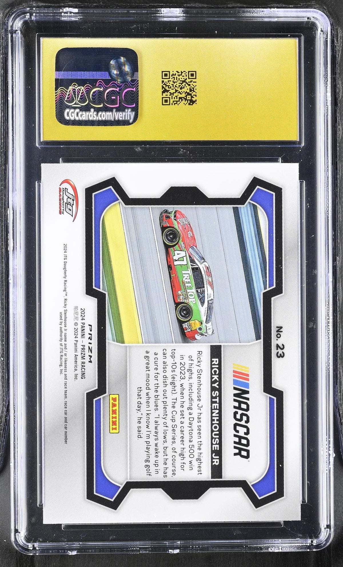 2024 Prizm #23 Ricky Stenhouse Jr. Rides CGC 10
